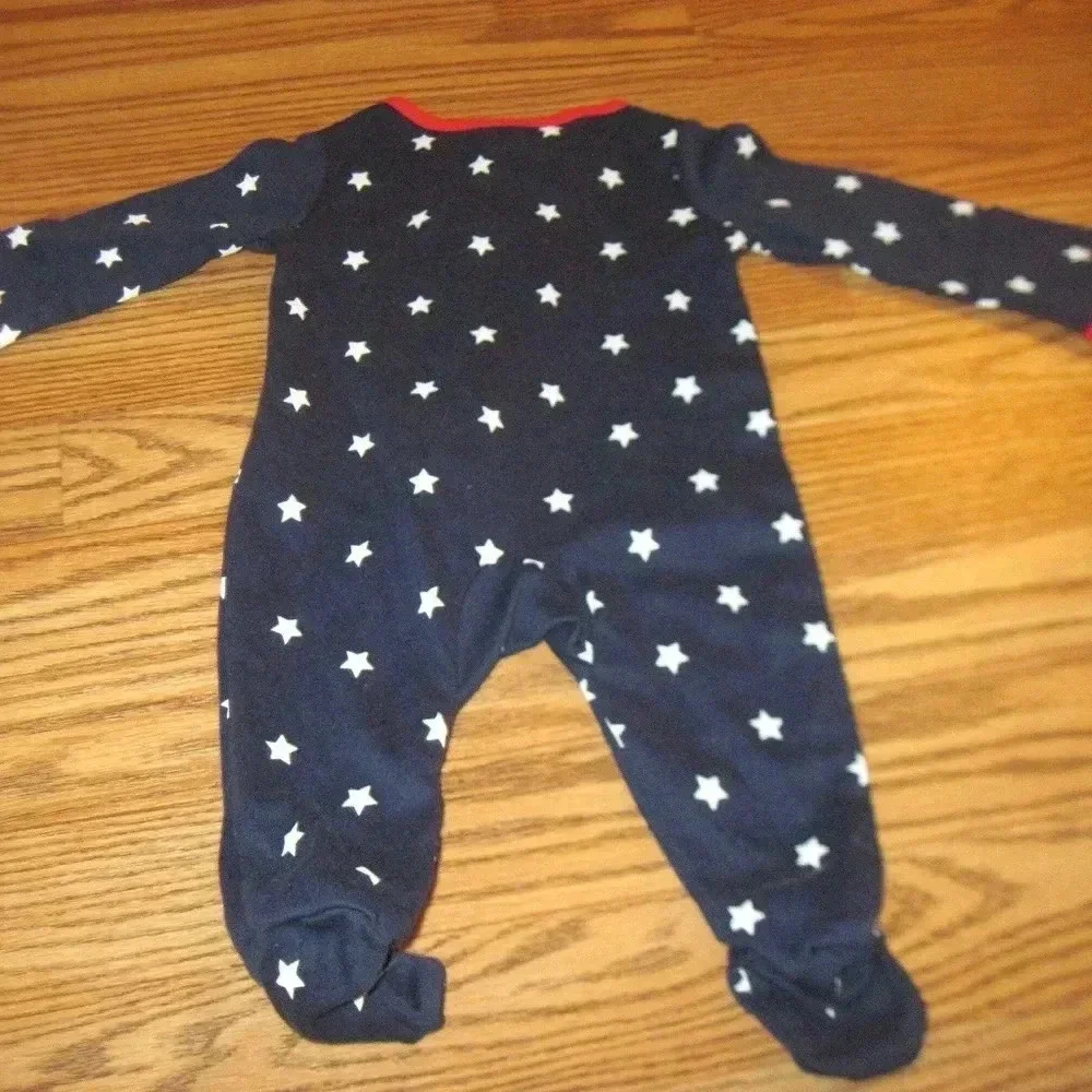 NWT CARTERS One-Piece Red/White/Blue Onsie Newborn